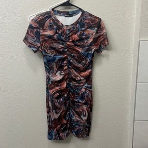 Colorful cute mini dress